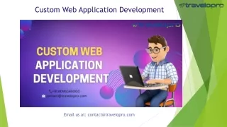 Custom Web Application Development