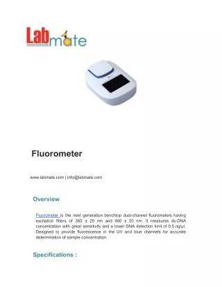 Fluorometer