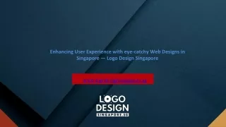 Enhancing User Experience with eye-catchy Web Designs in Singapore — Logo Design Singapore