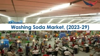 Washing Soda Market Opportunities, Business Forecast To 2030
