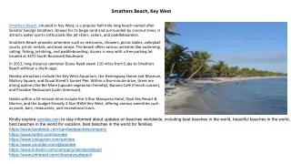 Smathers Beach, Key West: Free Parking, Fishing Paradise!