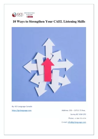 10 Ways to Strengthen Your CAEL Listening Skills