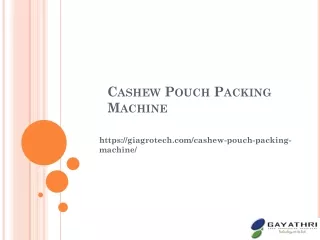 Fully Automatic Cashew Kernels Pouch Packing Machine, Cashew Tin Packing System