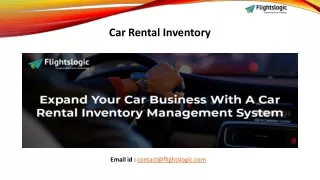 Car Rental Inventory