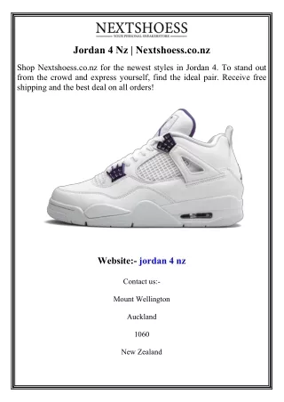 Jordan 4 Nz  Nextshoess.co.nz