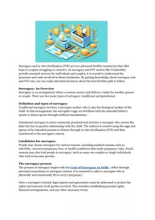 Cost of Surrogacy in Delhi