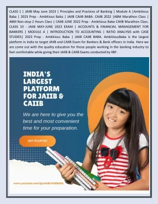 Caiib new syllabus