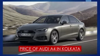 Price of Audi A4 in Kolkata