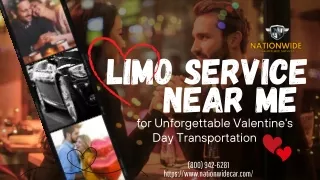 Limo Service Near Me for Unforgettable Valentine's Day Transportation