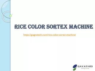 Rice Color Sorter, Rice Sorting and Grading Machine Manufacturer, Rice Color Sor