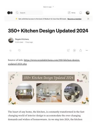350  Kitchen Design Updated 2024