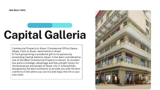 Capital Galleria in Vaishali Nagar Jaipur - Price, Floor Plan, Brochure & Reviews.