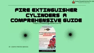 Fire Extinguisher Cylinders A Comprehensive Guide