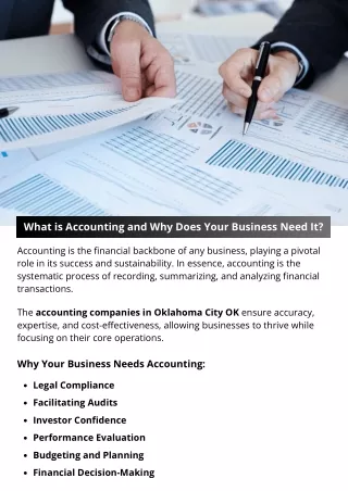 What is Accounting and Why Does Your Business Need It?