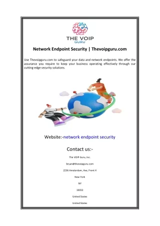 Network Endpoint Security  Thevoipguru.com