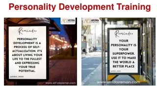 Personality Development Training