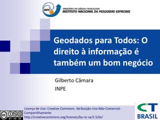 Geodados para Todos: O direito à informação é também um bom negócio