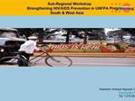 Sub-Regional Workshop Strengthening HIV