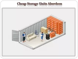 Cheap Storage Units Aberdeen