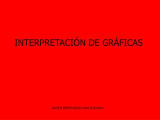 INTERPRETACIÓN DE GRÁFICAS