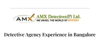 Detective agency in bangalore