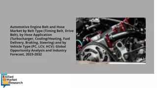 Automotive Engine Belt and Hose Market PDF