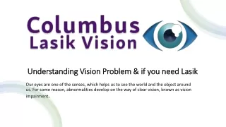 Understanding Vision Problem