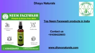 neem facewash ppt