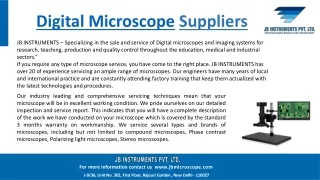 Digital Microscopes