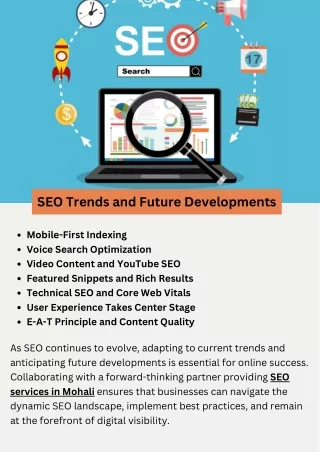 SEO Trends and Future Developments