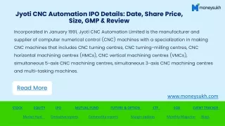 Jyoti CNC Automation IPO Details