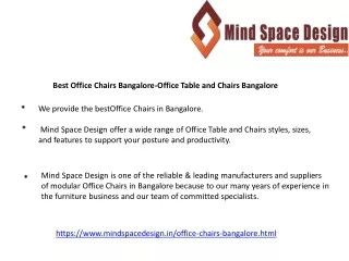 Best Office Chairs Bangalore-Office Table and Chairs Bangalore