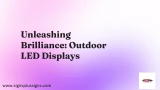 Outdoor Led Display