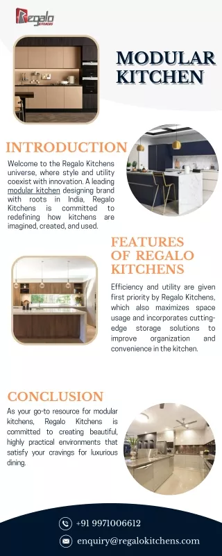 Modular Kitchen | Regalo Kitchens