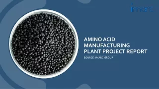 Amino Acid Manufacturing Plant Report PDF: Complete Business Plan