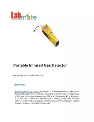 Portable Infrared Gas Detector