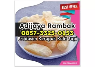 TERLARIS! WA 0857-3325-0153 Vendor Jual Kerupuk Rambak Mentah kirim ke Tegal Tomohon