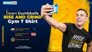 Rise And Grind Gym Quotes T Shirt – Punjabi Adda