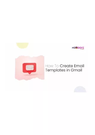 How To Create Email Templates in Gmail