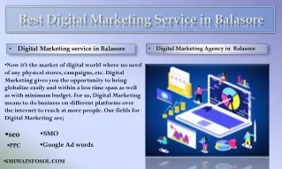 No 1 Digital Marketing Agency in Balasore smiwa infosol