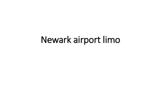 Newark airport limo