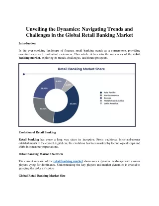 Navigating Trends and Challenges in the Global Retail Banking Market