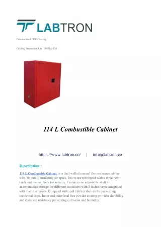 114 L Combustible Cabinet