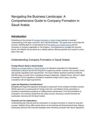 Navigating the Business Landscape_ A Comprehensive Guide to Company Formation in Saudi Arabia
