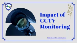 Impact of CCTV Monitoring