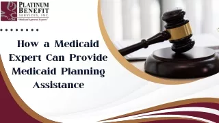 Medicaid Planning Assistance and Its Benefits