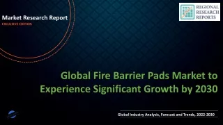 Fire Barrier Pads Market to Experience Significant Growth by 2030