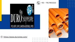 Pvc Pipe Manufacturer  Duropipe (1)