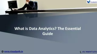 Data Analysis Online Course - Visualpath