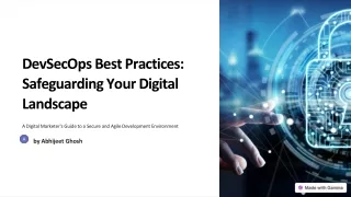 DevSecOps Best Practices - Safeguarding Your Digital Landscape